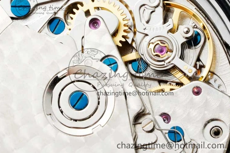 1222 UrbanChic Speedmaster Racing Master SS HKF Best Edition Blue Black Dial on SS Bracelet A 7808